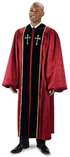 Jacquard clergy robe