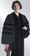 ready-made doctoral gown for women