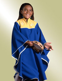 Custom choir robes for children